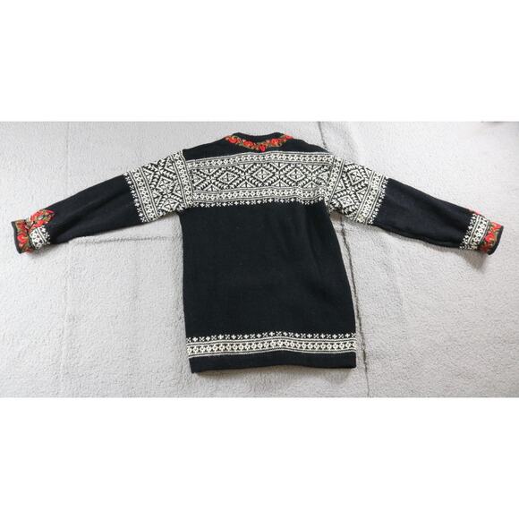 Vintage Nordstrikk Cardigan Womens Large Pure Wool Fair Isle Sweater - Picture 3 of 7